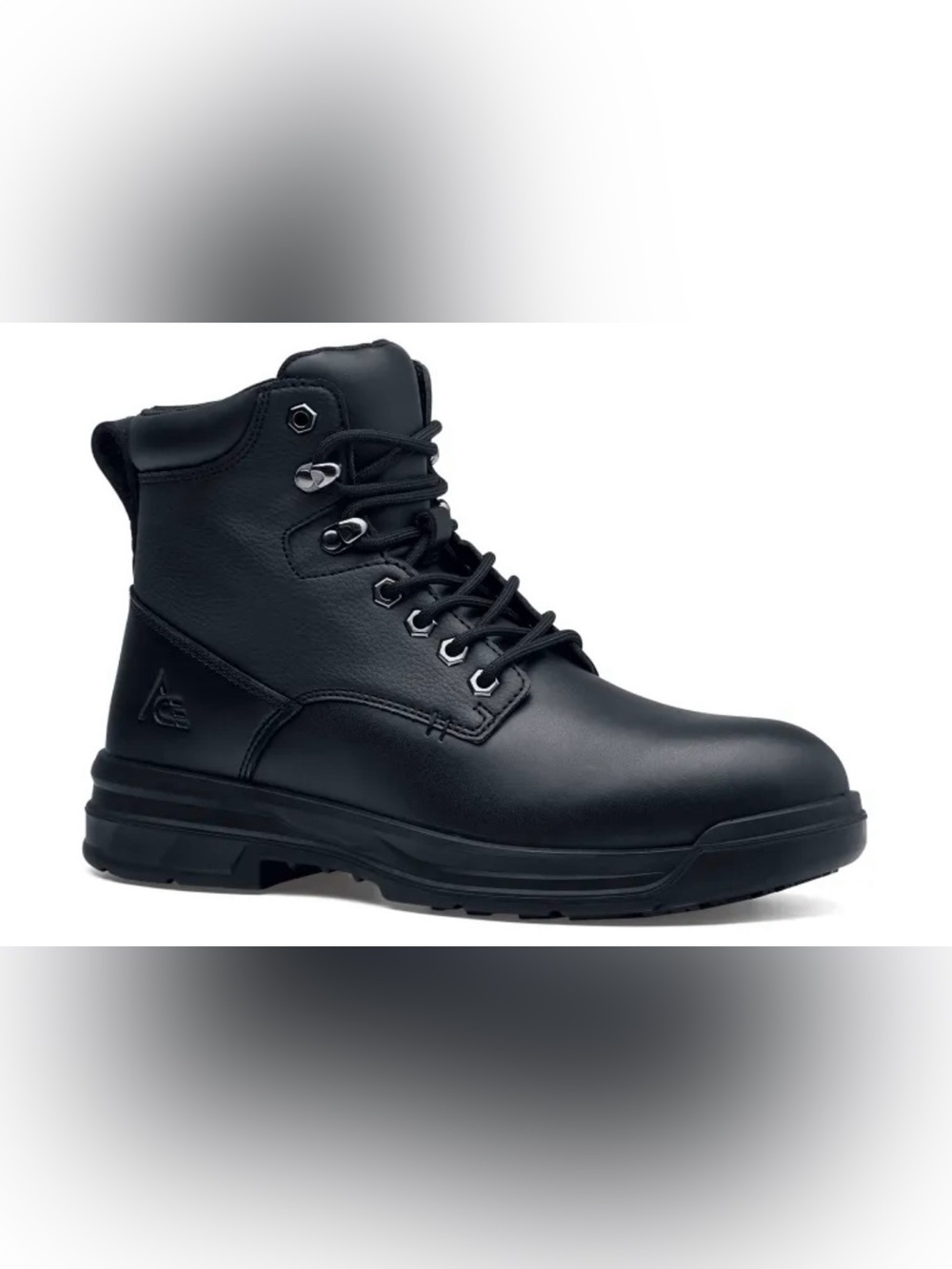 Shoes For Crews Men's Black Lace-Up Work Boot Size 12